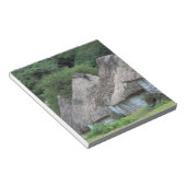 Bloc-note Fidji, Viti, maisons traditionnelles de huttes. (Incliné)