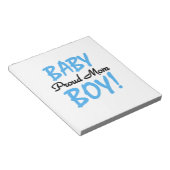 Bloc-note Fier Maman Bébé Garçon Cadeaux (Incliné)