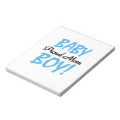 Bloc-note Fier Maman Bébé Garçon Cadeaux (Tourné)