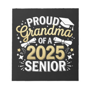 Bloc-note Fière grand-mère d'un diplômé de 2025 Remise des d