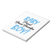 Bloc-note Fière Grand Papy Bébé Cadeaux Garçon (Tourné)