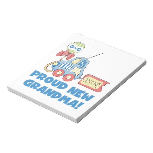 Bloc-note Fière nouvelle grand-mère C'est un garçon cadeaux (Tourné)