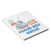 Bloc-note Fière nouvelle voiture oncle C'est un garçon cadea (Incliné)