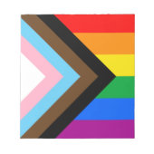 Bloc-note Fierté de progrès LGBTQ+ (Devant)