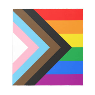 Bloc-note Fierté de progrès LGBTQ+