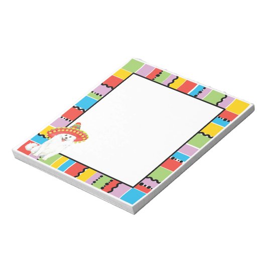 Bloc-note Fiesta American Eskimo Chien (Tourné)