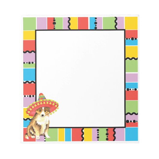 Bloc-note Fiesta Sheltie (Devant)