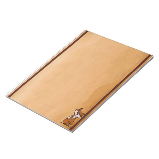 Bloc-note Figdewdrop Fig the fox tear away notepad (Incliné)