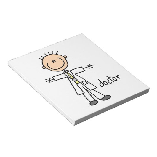 Bloc-note Figure Docteur Stick (Incliné)