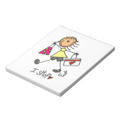 Bloc-note Figure Stick Shopping (Tourné)