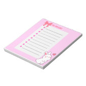 Bloc-note 💗 fille 🌷 (Tourné)