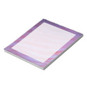 Bloc-note Fille Abstraite | Feminine rose mauve Zebra (Tourné)