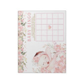 Bloc-note Fille Baby shower Bingo Cartes de jeu (Tourné)