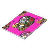 Bloc-note fille crâne de sucre (Tourné)