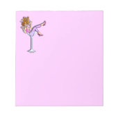 Bloc-note FILLE DANS UN NOTEPAD EN VERRE MARTINI (Lav) (Devant)