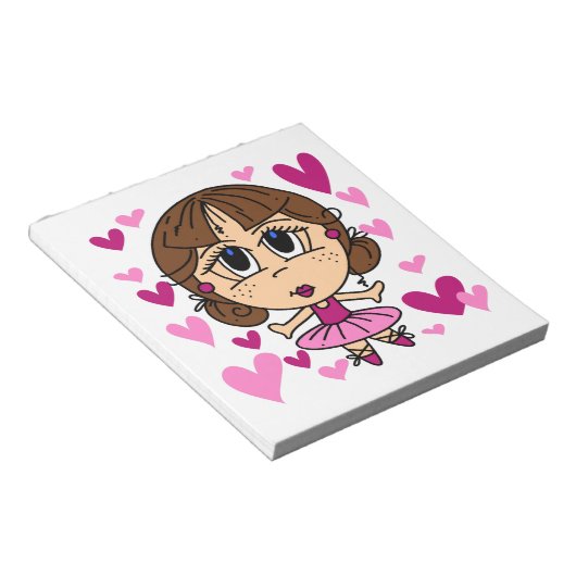 Bloc-note Fille de ballerine (Incliné)