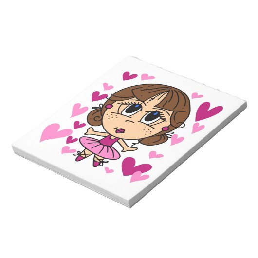 Bloc-note Fille de ballerine (Tourné)