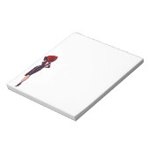 Bloc-note Fille de charme glamour vintage rétro (Tourné)