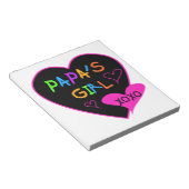 Bloc-note Fille de Papa Tee - shirts, Casquettes, Mugs, Bout (Incliné)