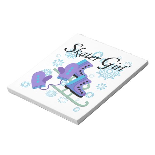 Bloc-note Fille de patineur (Tourné)