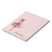 Bloc-note Fille étincelante en Rose Rose robe or (Tourné)