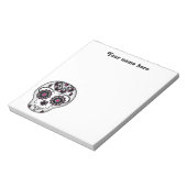 Bloc-note Fille jour du crâne de sucre mort (Tourné)