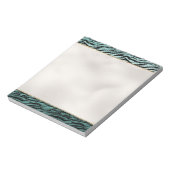 Bloc-note Fille Mint noir Zèbre d'impression Ombre (Tourné)