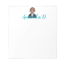 Fille noire avec lunettes Personnalisé