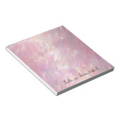 Bloc-note Fille Pearl rose (Incliné)