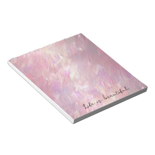 Bloc-note Fille Pearl rose (Incliné)