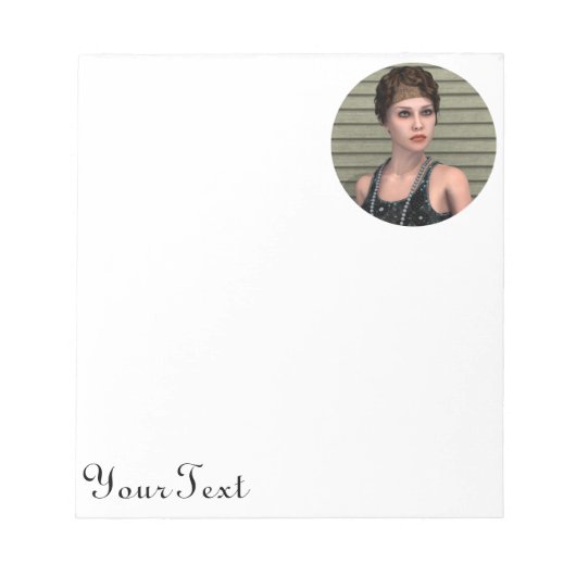 Bloc-note Fille Vintage (Devant)