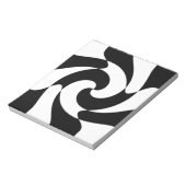 Bloc-note Fils Noir Et Blanc (Tourné)
