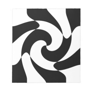 Bloc-note Fils Noir Et Blanc