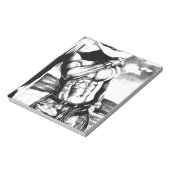 Bloc-note Fine art drawing handsome Cowboy Body Builder (Tourné)