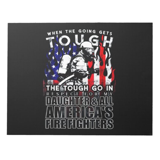 Bloc-note Firefighter | Daughter (Devant)