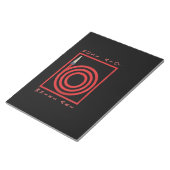 Bloc-note Firefighter Funny Pun Where Are Short At Fireman (Incliné)