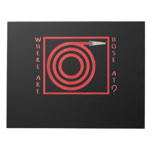 Bloc-note Firefighter Funny Pun Where Are Short At Fireman