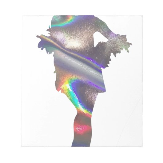 Bloc-note fissure holographique (Devant)