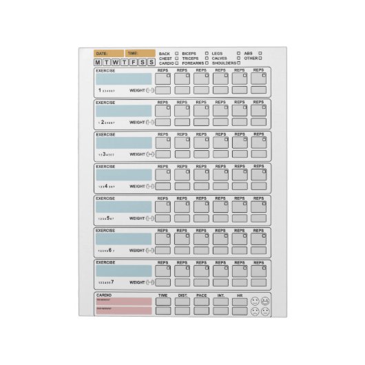 Bloc-note Fitness : Faites-le pour vous-même; Motivational P (Tourné)