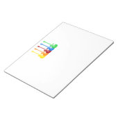 Bloc-note Five Colorful Electric Guitars  (Incliné)