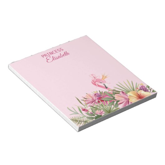Bloc-note Flamant rose tropical (Incliné)
