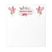 Bloc-note Flamants roses dansants (Devant)