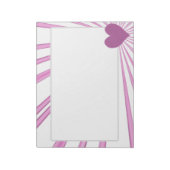 Bloc-note Flamme D'Amour (Rose) (Tourné)