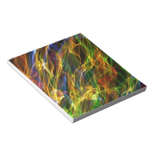 Bloc-note Flammes colorées (Incliné)