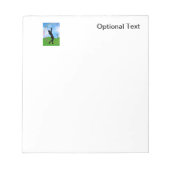 Bloc-note Flèche de golf (Devant)