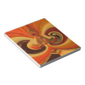 Bloc-note Flèches Abstraites avec Teardrop Center Art Print (Incliné)