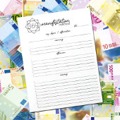 Bloc-note Fleur 369 Méthode de manifestation, Loi d'attracti