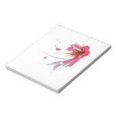 Bloc-note Fleur Abstraite d'Hibiscus (Tourné)