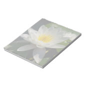 Bloc-note Fleur blanche de lotus (Tourné)