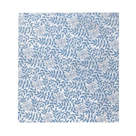 BLOC-NOTE FLEUR BLEUE ÉLÉGANTE (Devant)